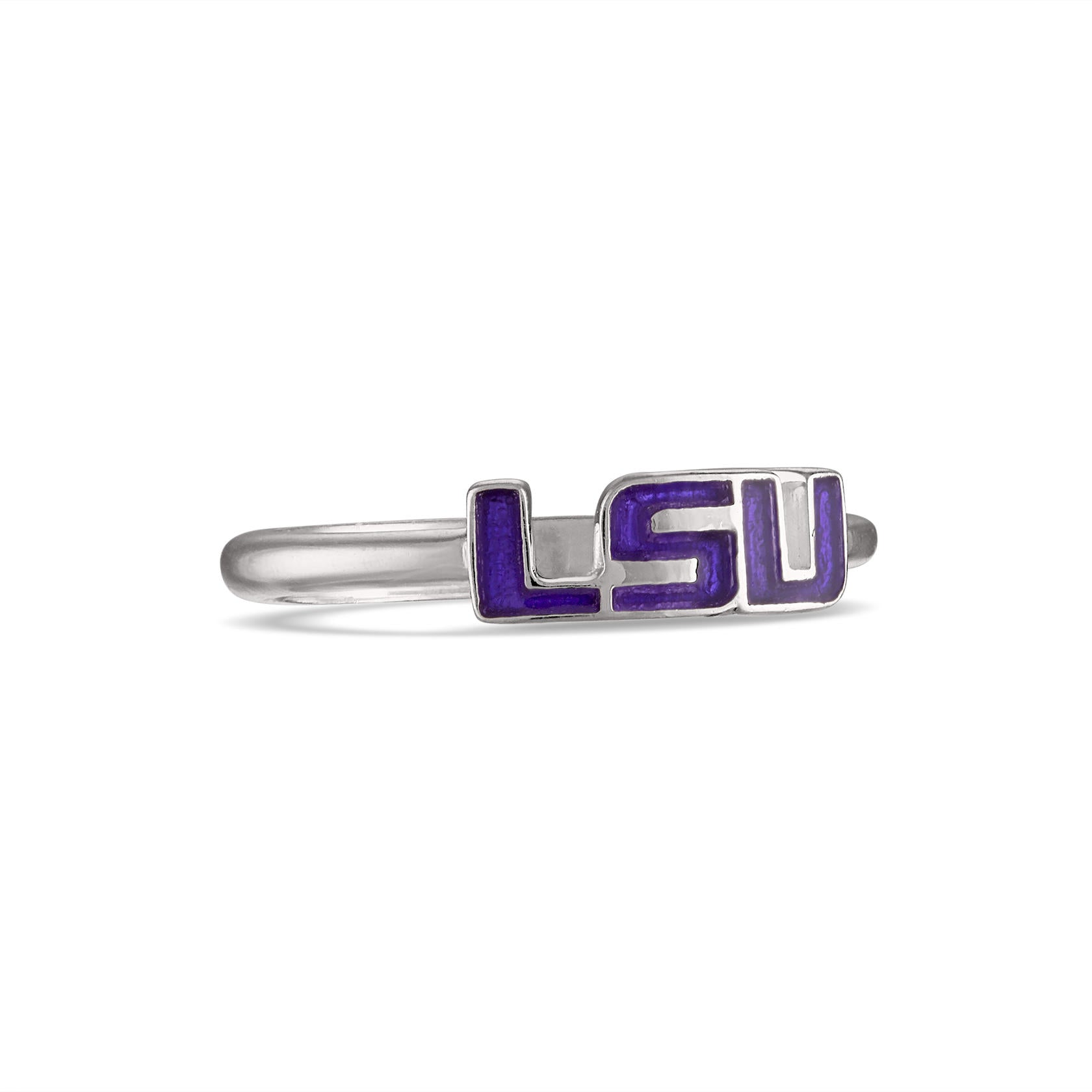 Lsu Grad Rings LSU Silver Class Ring – Stone Armory