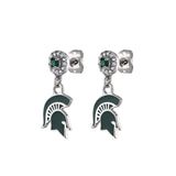 Michigan State Spartan Earrings Set