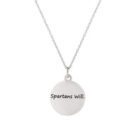 Michigan State Spirit Necklace - 'Spartans Will.'