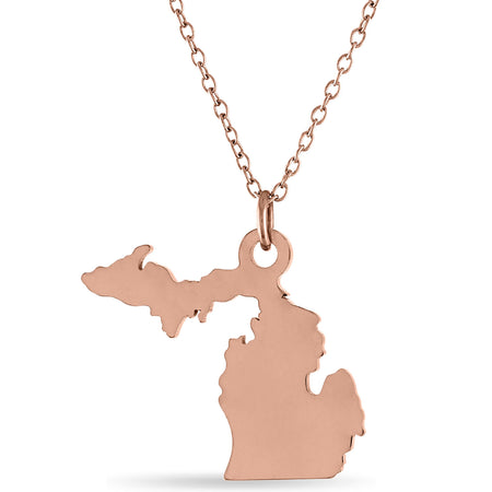 Great Lakes Necklace with Copper Accent