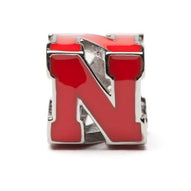 Nebraska Cornhuskers Bead Charm Bracelet