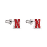 Nebraska Block N Studs + Adjustable Ring Set