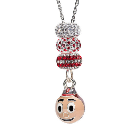 Ohio State Buckeye Football Helmet Necklace