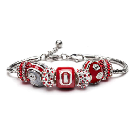 Ohio State Scarlet and Grey Oh-io Jewelry Set
