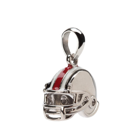 MSU Spartans Charm Bead Jewelry - White Spartan Bead Charm