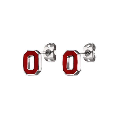 Ohio State Block O Ring and Earring Set
