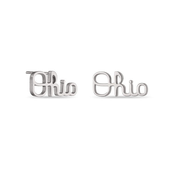 Ohio State Script Ohio Studs