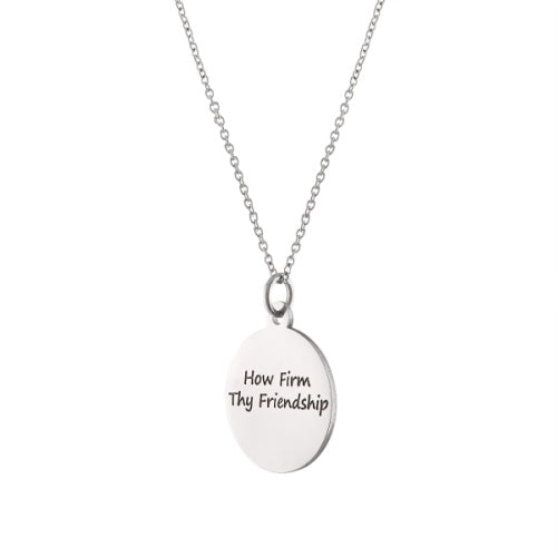 Gift Set-Love Ohio State Ring and How Firm Thy Friendship Necklace