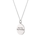 Ohio State Spirit Necklace - 'How Firm Thy Friendship'