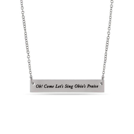 Ohio State Spirit Necklace - 'How Firm Thy Friendship'