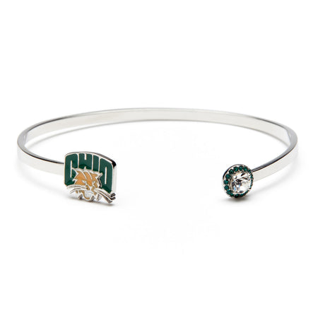 Michigan State Charm Bracelet - Go Green Go White