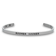Gift Set-Love University of Oklahoma Ring and 'Boomer Sooner' Bangle