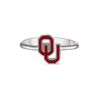 Oklahoma Sooners Silver Class Ring