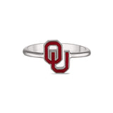 Oklahoma Sooners Silver Class Ring