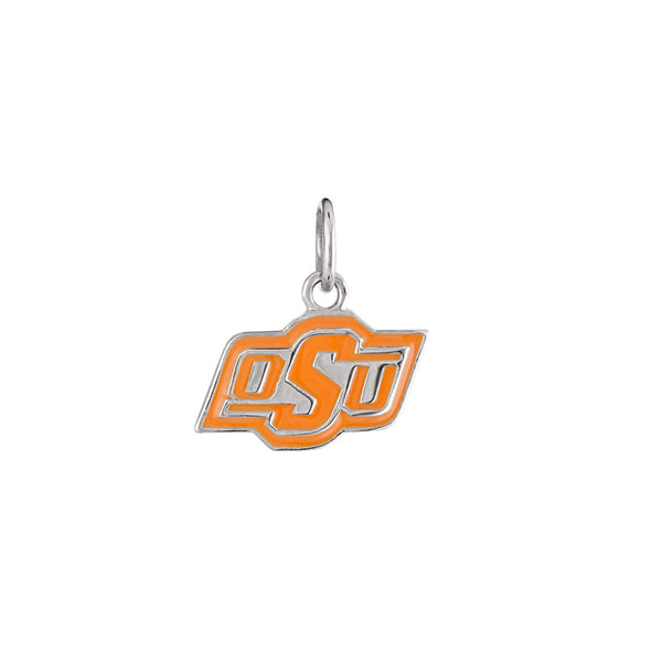 Oklahoma State OSU Logo Crystal Necklace