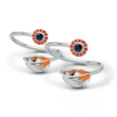 Illinois Fighting Illini Jewelry - Orange I Dangle Bangle Bracelet