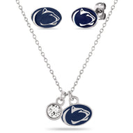 Penn State Nittany Lion Earring and Necklace Set