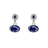 Penn State Nittany Lion Drop Earring and Necklace Set