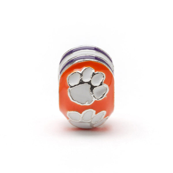 Clemson University Bead Charm Set of Three Stone Armory