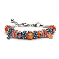 Syracuse Orange Charm Bracelet Jewelry