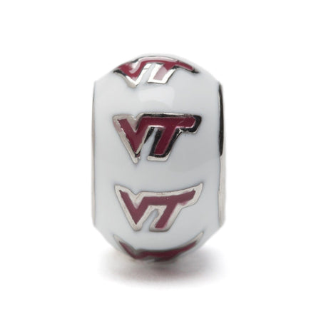 Virginia Tech VT Logo Crystal Necklace