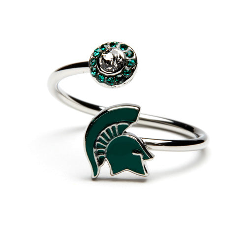 Gift Set-Love Michigan State Ring and 'Spartans Will.' Bangle