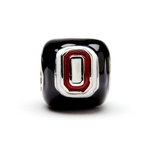 Ohio State 2-Sided Bead Charm - Black