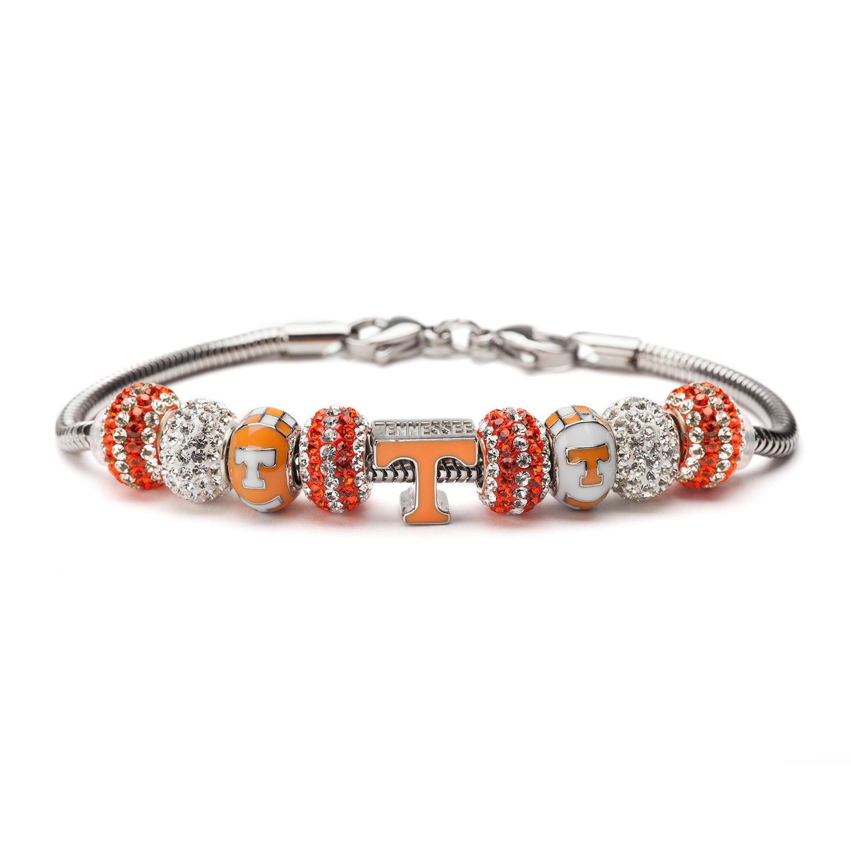 Tennessee Vols Slogan Ball Bead Bracelet Set main image 1