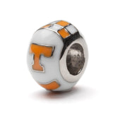 University of Tennessee Bead Charm - White