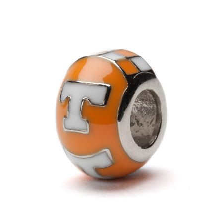 Tennessee Vols Orange T Bead Charm