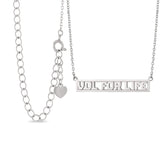 Tennessee VOL FOR LIFE Script Bar Necklace