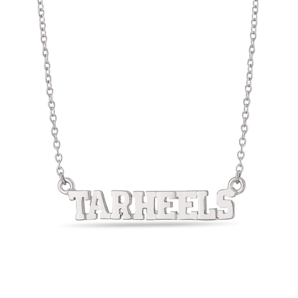 North Carolina TARHEELS Script Bar Necklace