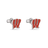 Wisconsin Motion W Ring and Earring Set Set