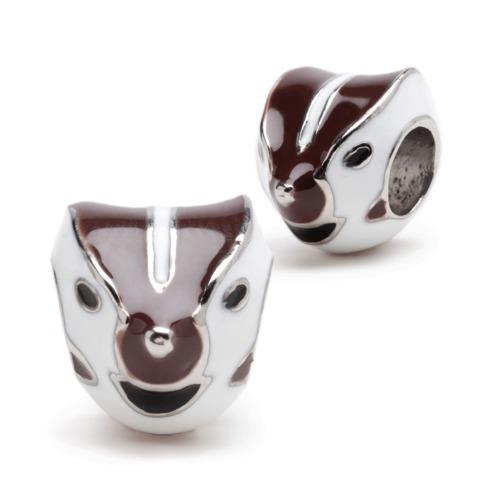 Wisconsin Badger Mascot Charm Set of Two 