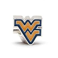 West Virginia Bead Charm - Gold