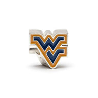 West Virginia Mountaineers Bead Charm Set of Two