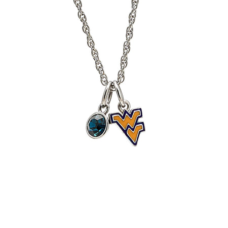 West Virginia Mountaineers Bead Charm Set of Two
