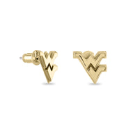 WVU Flying WV Gold Plated Studs