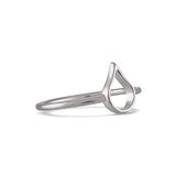 Sterling Silver Raindrop Ring